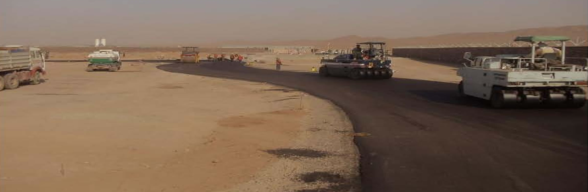 Construction of Road at 207th Compound Expansion-Camp Zafar.